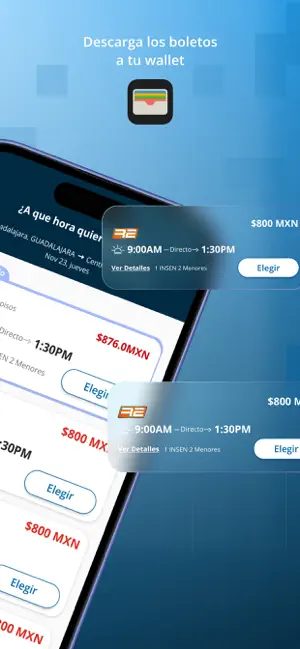 Rapi2s: Viajes en Autobus MX screenshot 2
