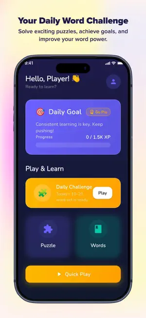 WordMind: Word Puzzle Game screenshot 1