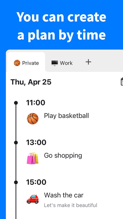 Timeline - Schedule by Hour