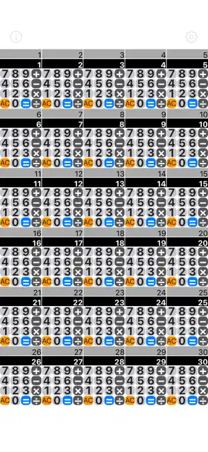 Trigintuple Calc screenshot 1