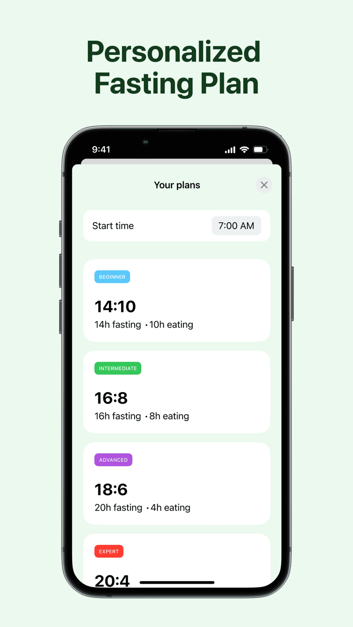 168・Intermittent fasting app