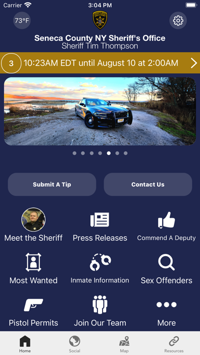 Seneca County Sheriff's Office Screenshot