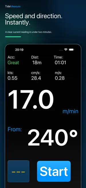 Sea Current Measure Tool screenshot 1