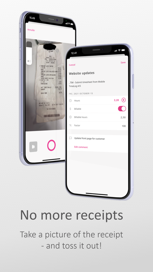 #5. TimeLog Mobile (iOS) 由: TimeLog A/S