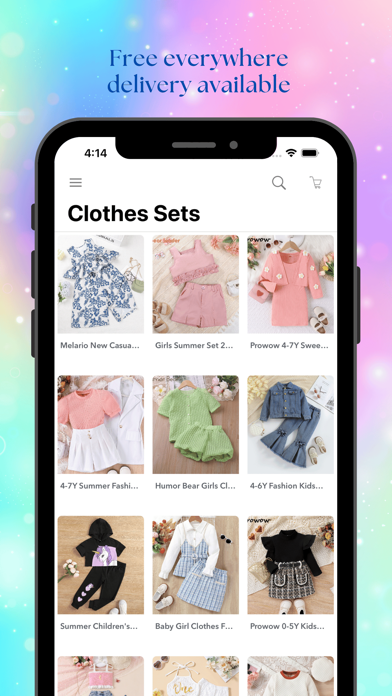 Fashion kids clothing online Screenshot