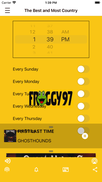 FROGGY 97FM Screenshot