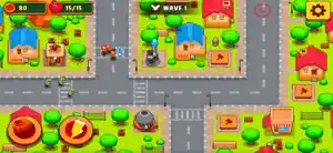 Zombie Tower Defense Game screenshot #2 for iPhone