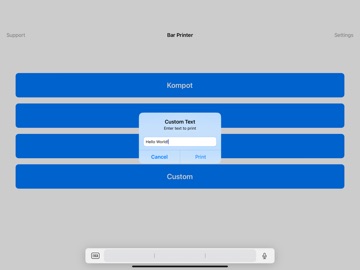 EasyPrint iPad screenshot