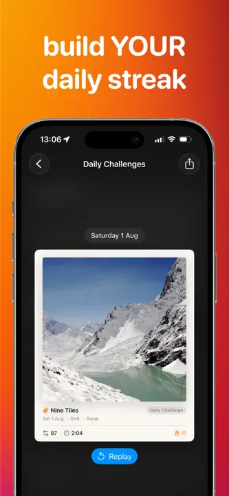 9 Tiles Puzzle screenshot 2