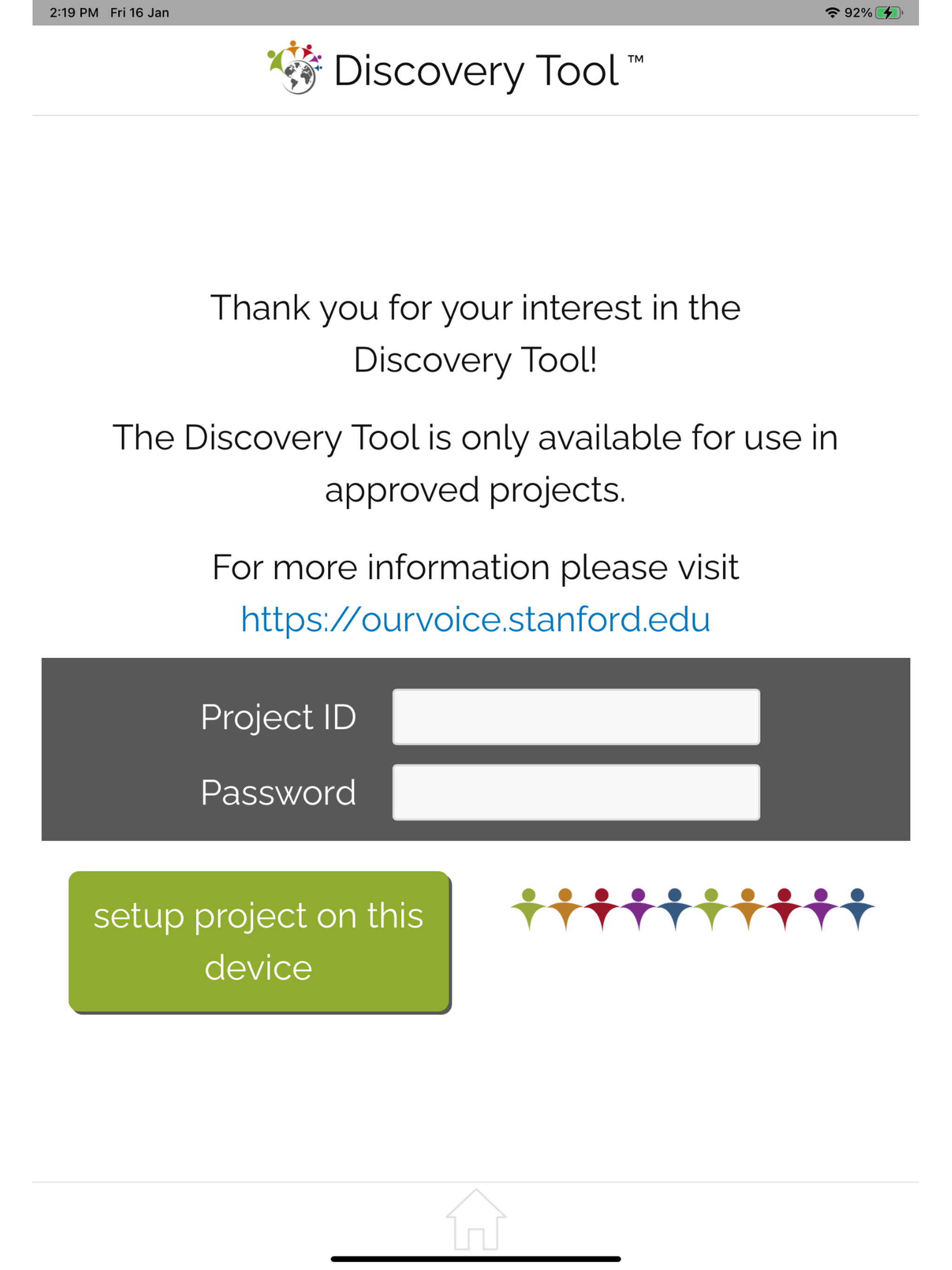 Discovery Tool Our Voice