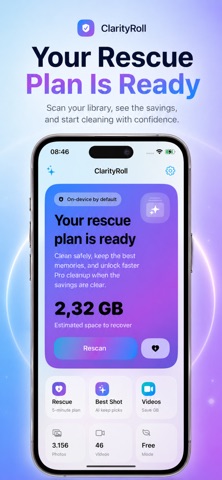 ClarityRoll Clean Up Storage screenshot