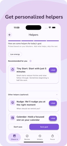 My Daily Goal: Habit tracker iPhone screenshot