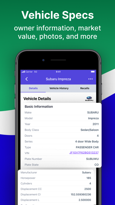License Plate Lookup Screenshot