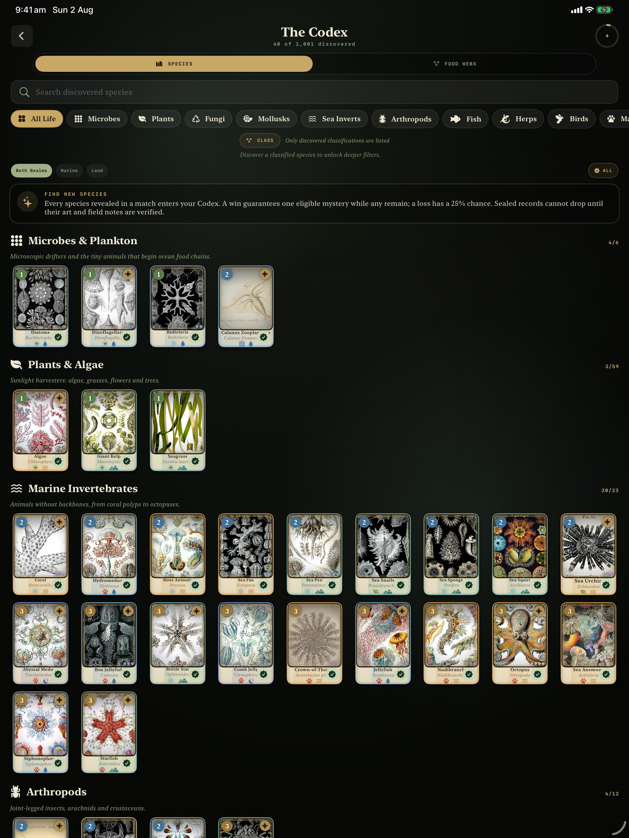 Trophic Cards screenshot 13