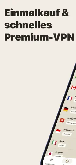 Screenshot von Dunova VPN: Schnell & Sicher auf dem iPhone 1