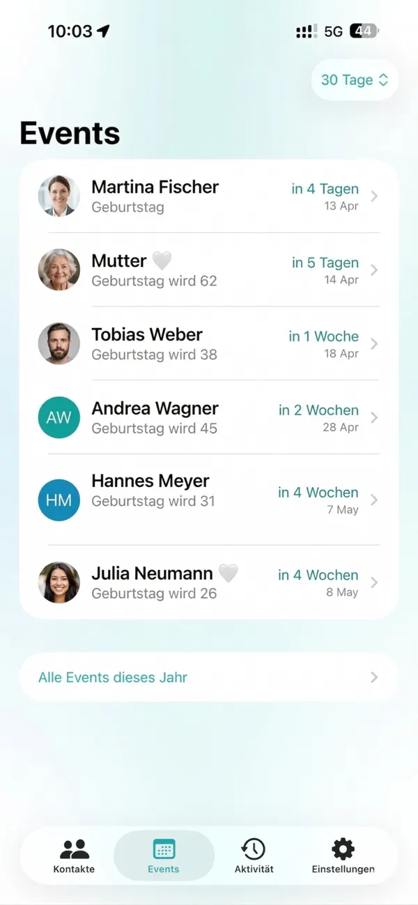 Screenshot #3 pour FlowContacts