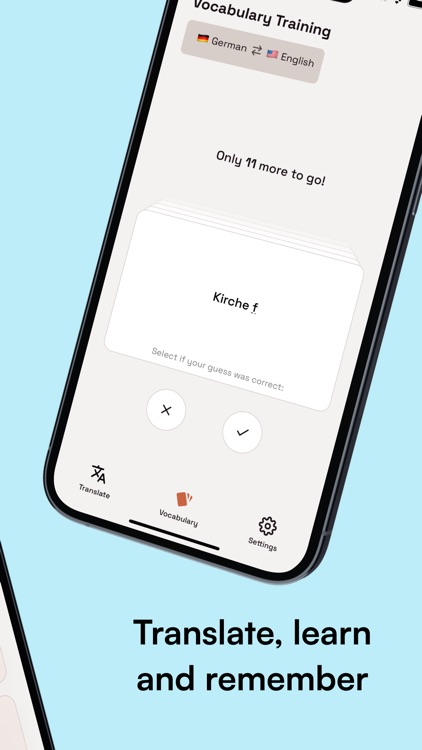 QuickVocab - Translate & Train