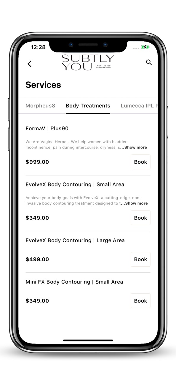 iPhone screenshot