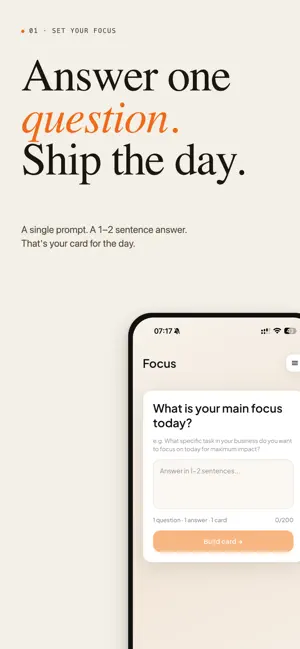 Prime Focus: One Task Daily screenshot 2