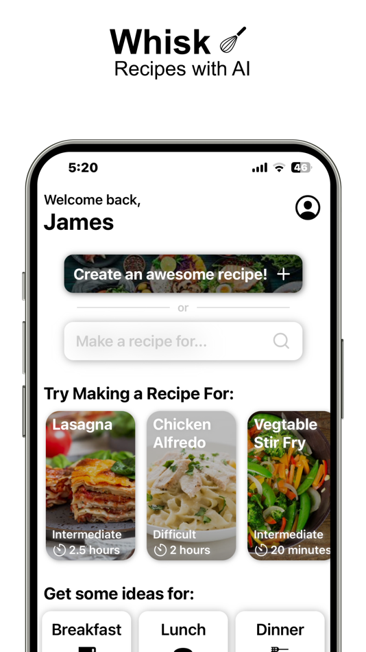 Whisk: Recipes with AI - 1.0.4 - (iOS)