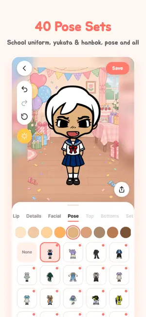 MakeU (Cute Avatar Maker) screenshot 4