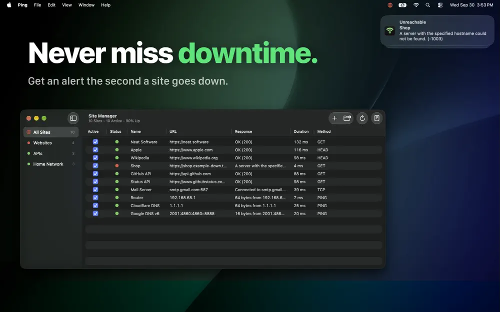Ping on Mac — screenshot 2 of 7