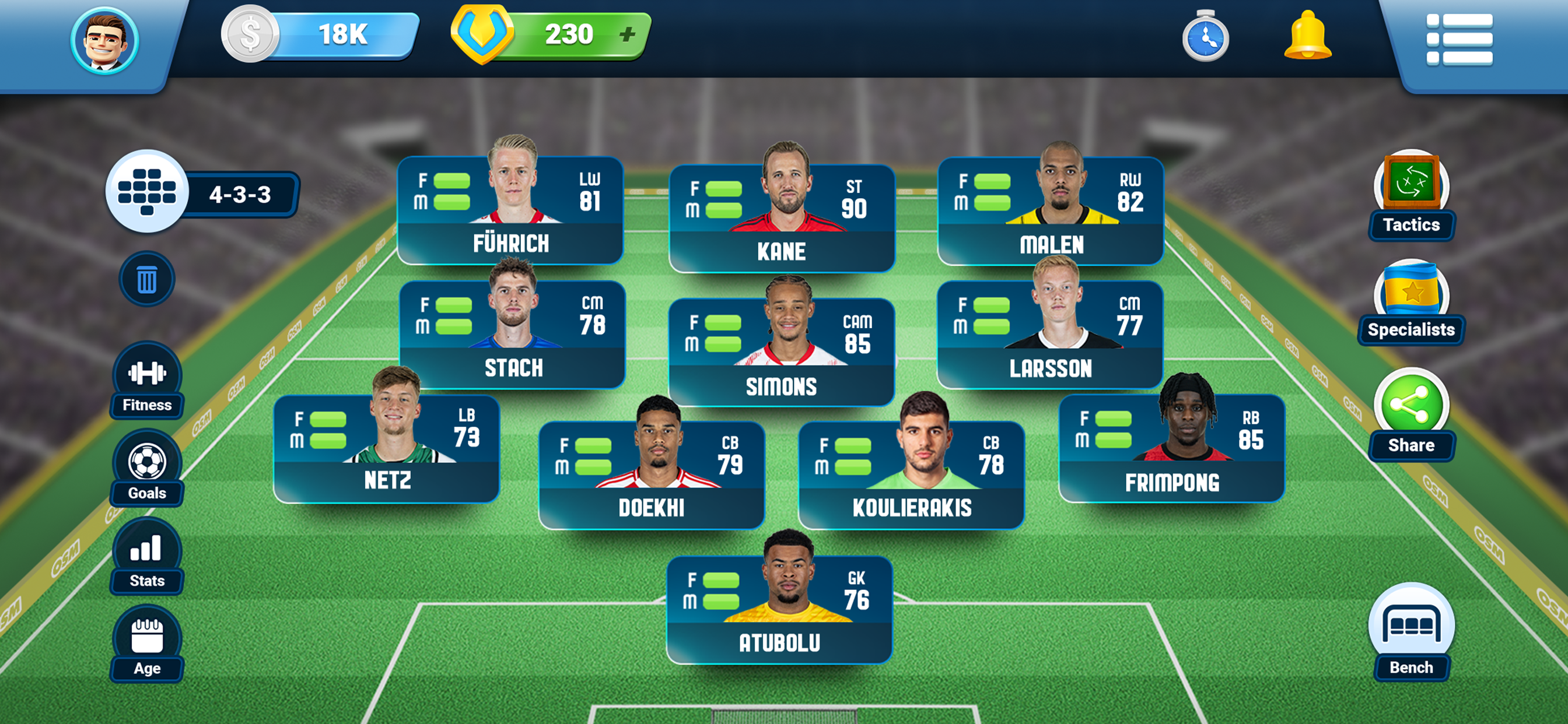Online Soccer Manager (OSM)
