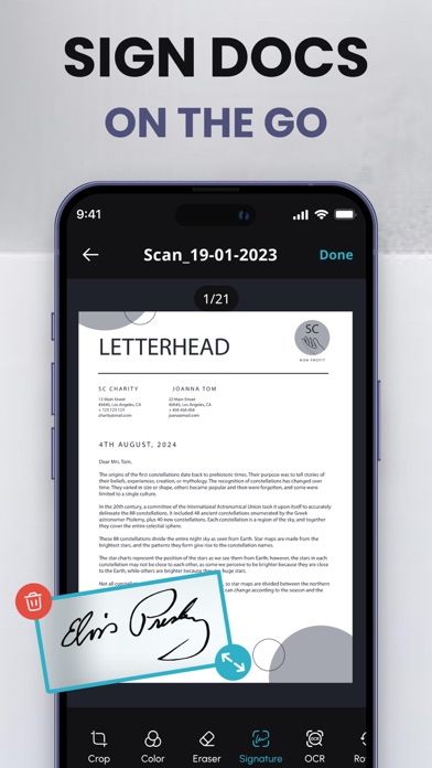 PDF Scanner & Document Editor Screenshot