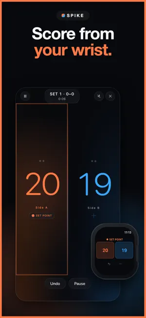 Volleyball Score Keeper: Spike screenshot 1