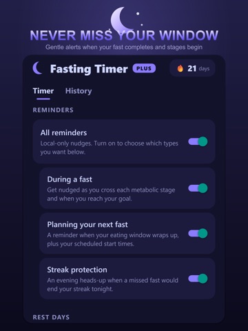 Fasting Timer: Intermittent iPad screenshot