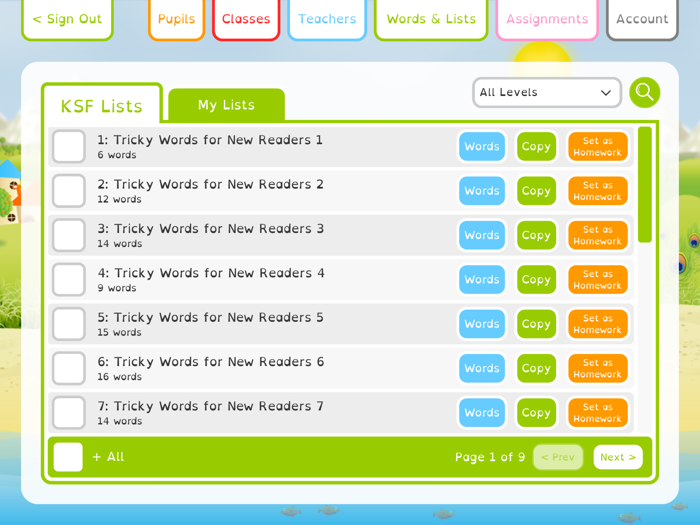 Squeebles Spelling Connect