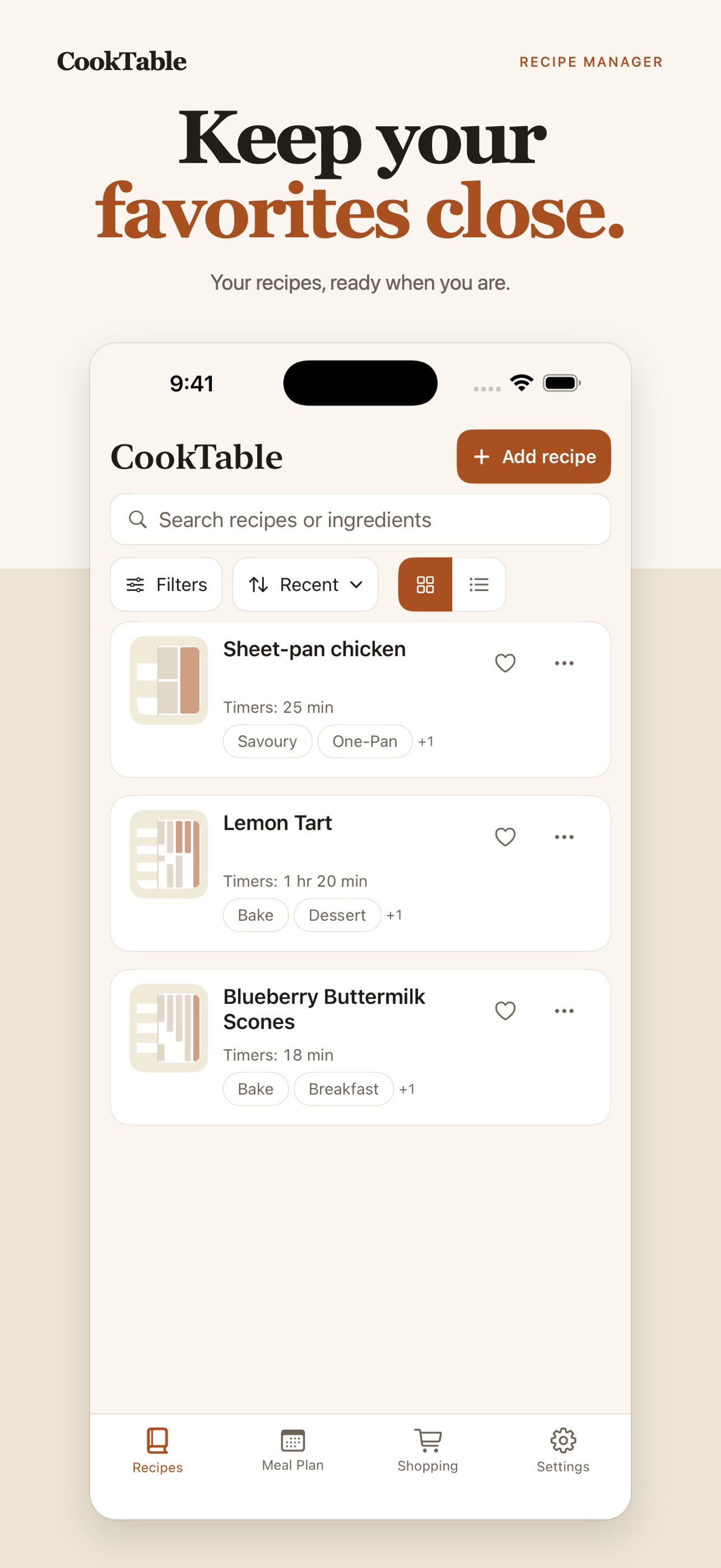 Screenshot 4 of CookTable: Recipe Manager
