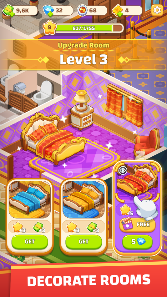 #5. My Tiny Hotel - Idle Simulator (iOS) 由: CSC Studio