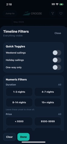 Croozie screenshot