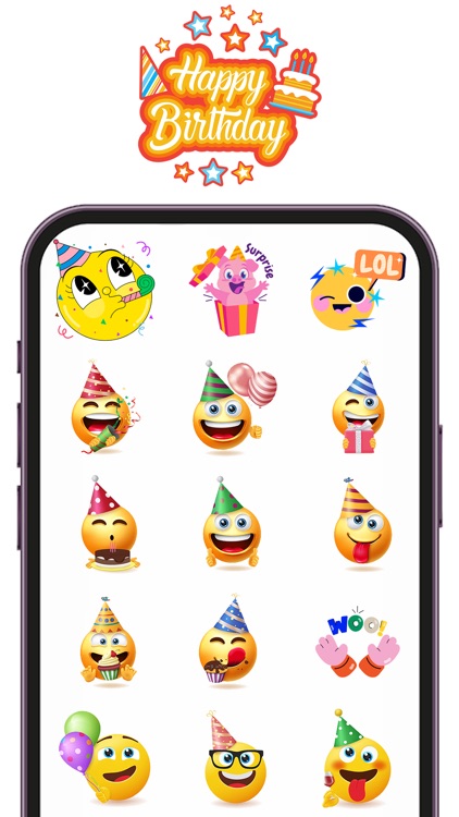 Happy B'Day Stickers & Emojis screenshot-3
