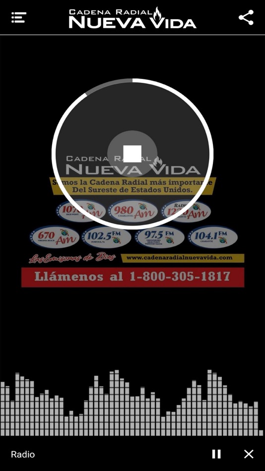 #2. Cadena Radial Nueva Vida (iOS) 由: Iglesia Nueva Vida of High Point