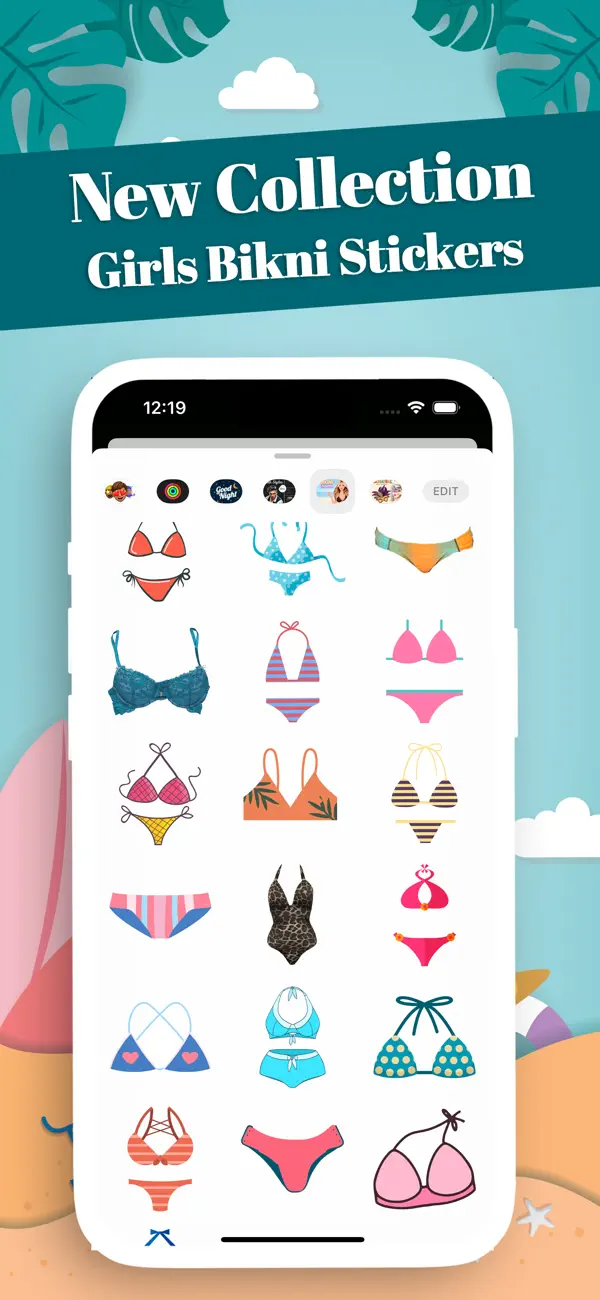 Screenshot #2 pour Girls Bikini Stickers