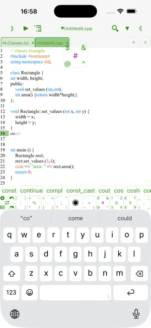 C++ IDE Fresh Edition screenshot 2
