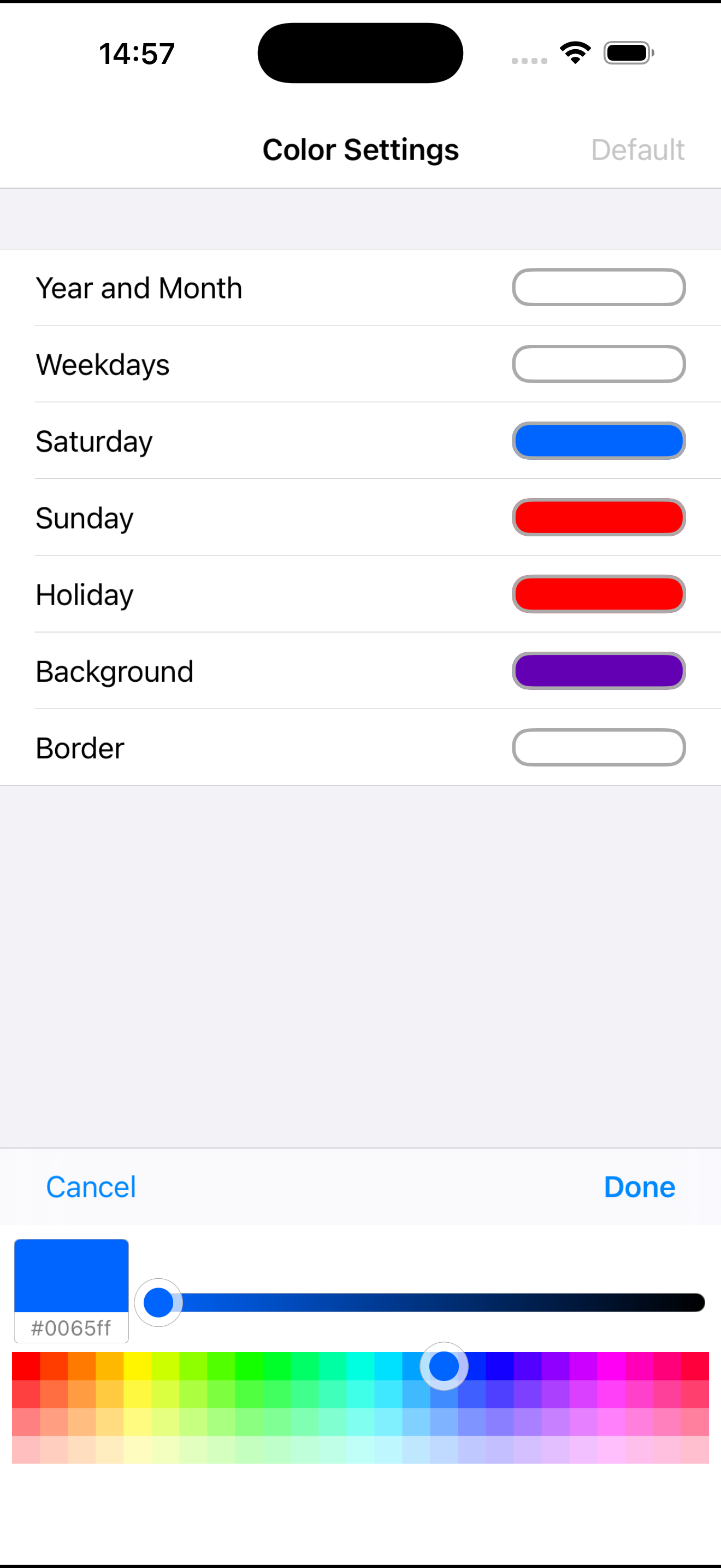 12Calendar screenshot 4