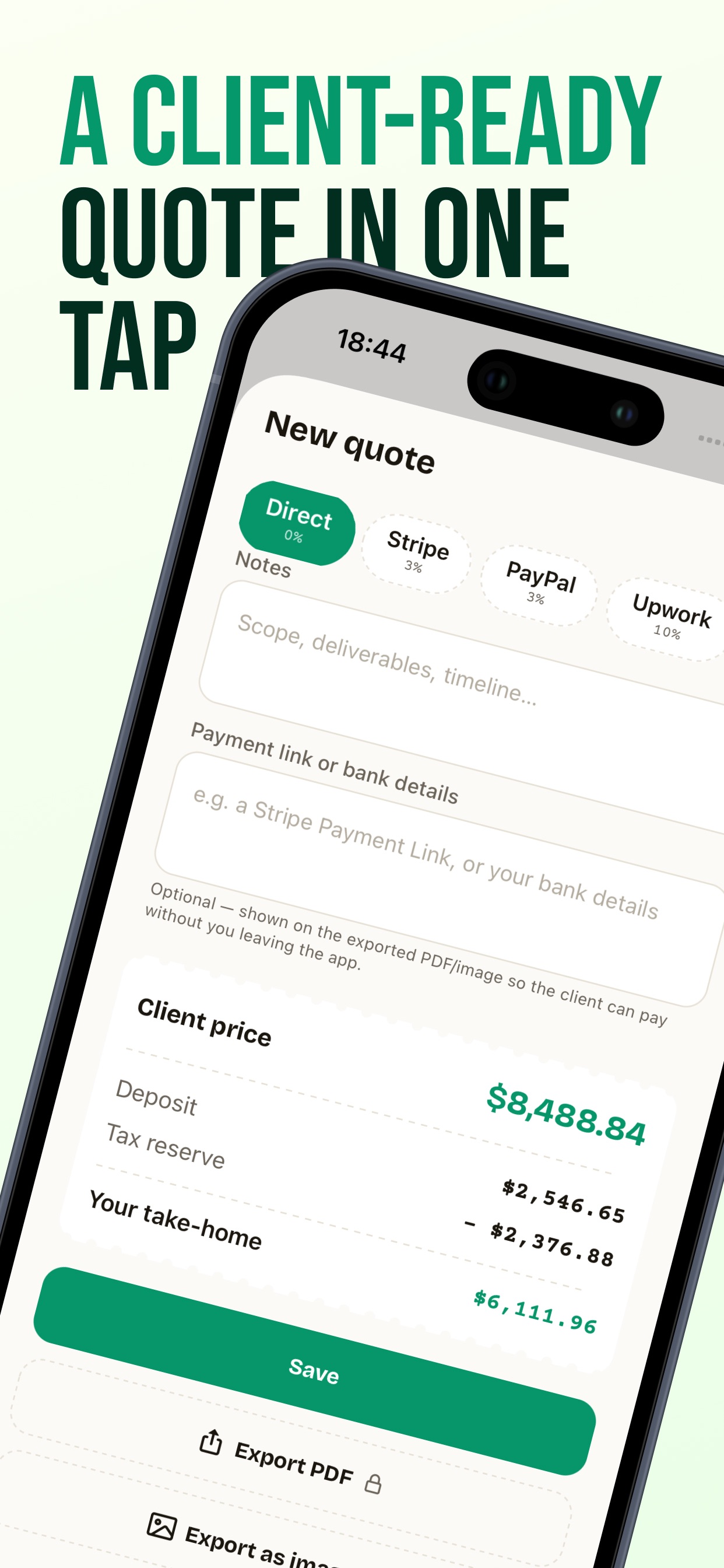 Screenshot 5 of SoloRate: Freelance Rate Calc