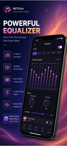 Offline Music Player: MP3Zen Screenshot 3 of 4