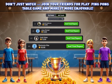 Table Tennis - Multiplayer iPad screenshot