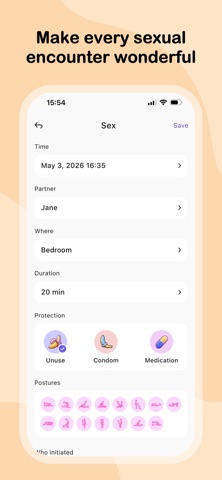 Intimate Diary+Sex Tracker Log Screenshot 2 of 5