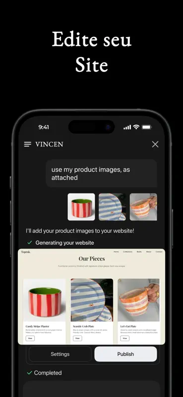 Vincen - Seu Super Agente IA screenshot 7 of 9
