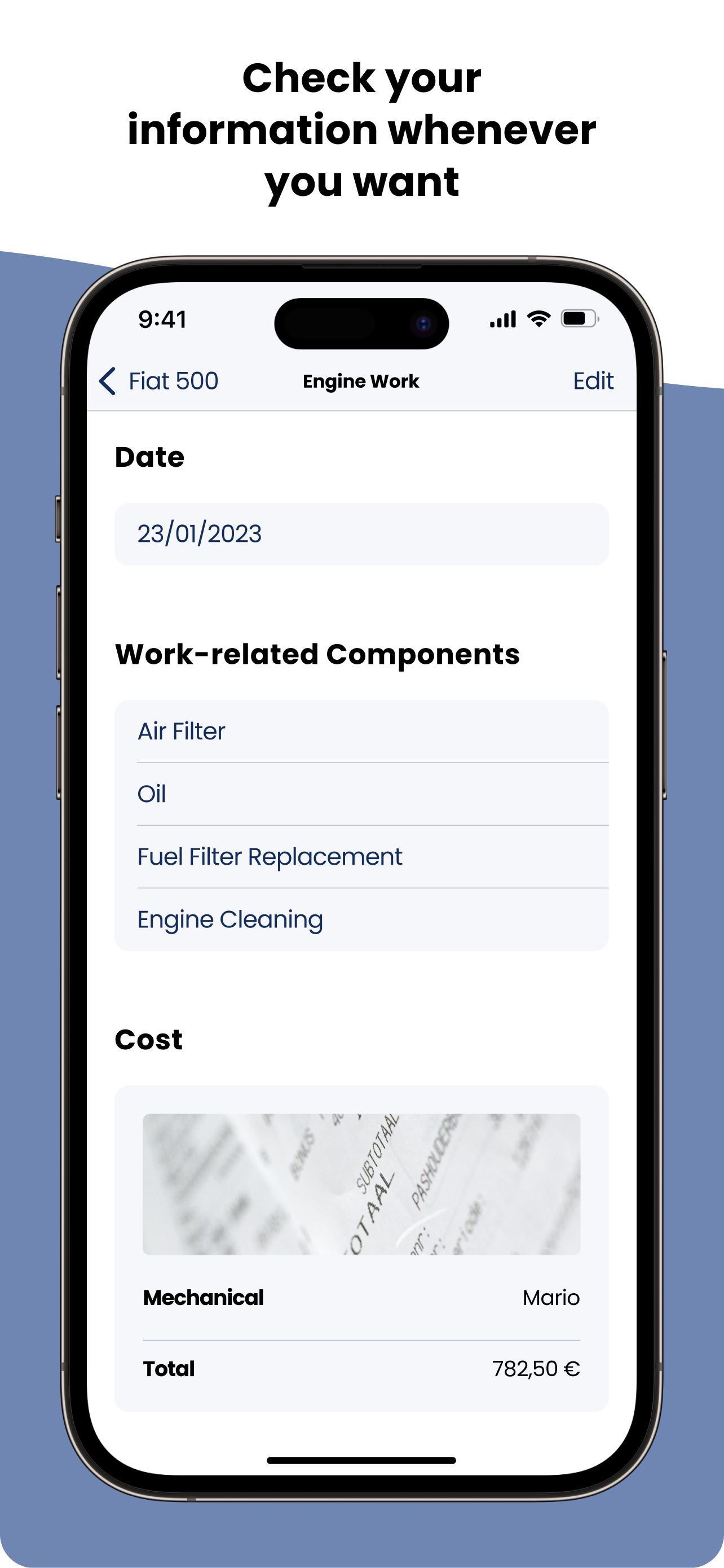 MotorLog: Vehicle Manager
