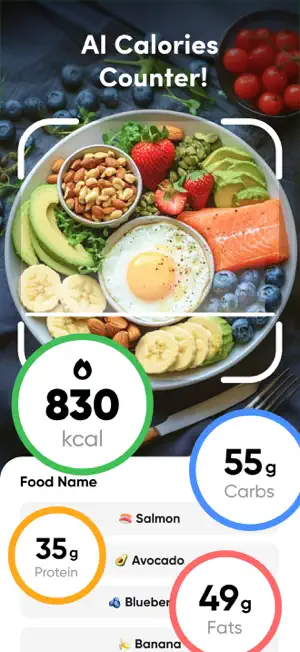 Chew AI: Easy Calorie Tracker screenshot 1