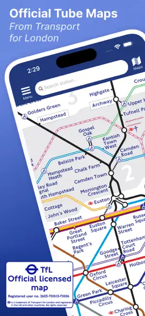 Tube Map - London Underground screenshot 1