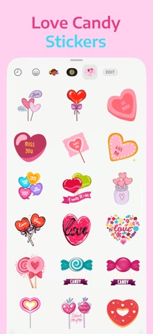 Love Candy Stickers screenshot