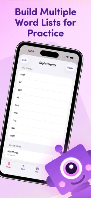 My Custom Sight Word Flashcard screenshot 3