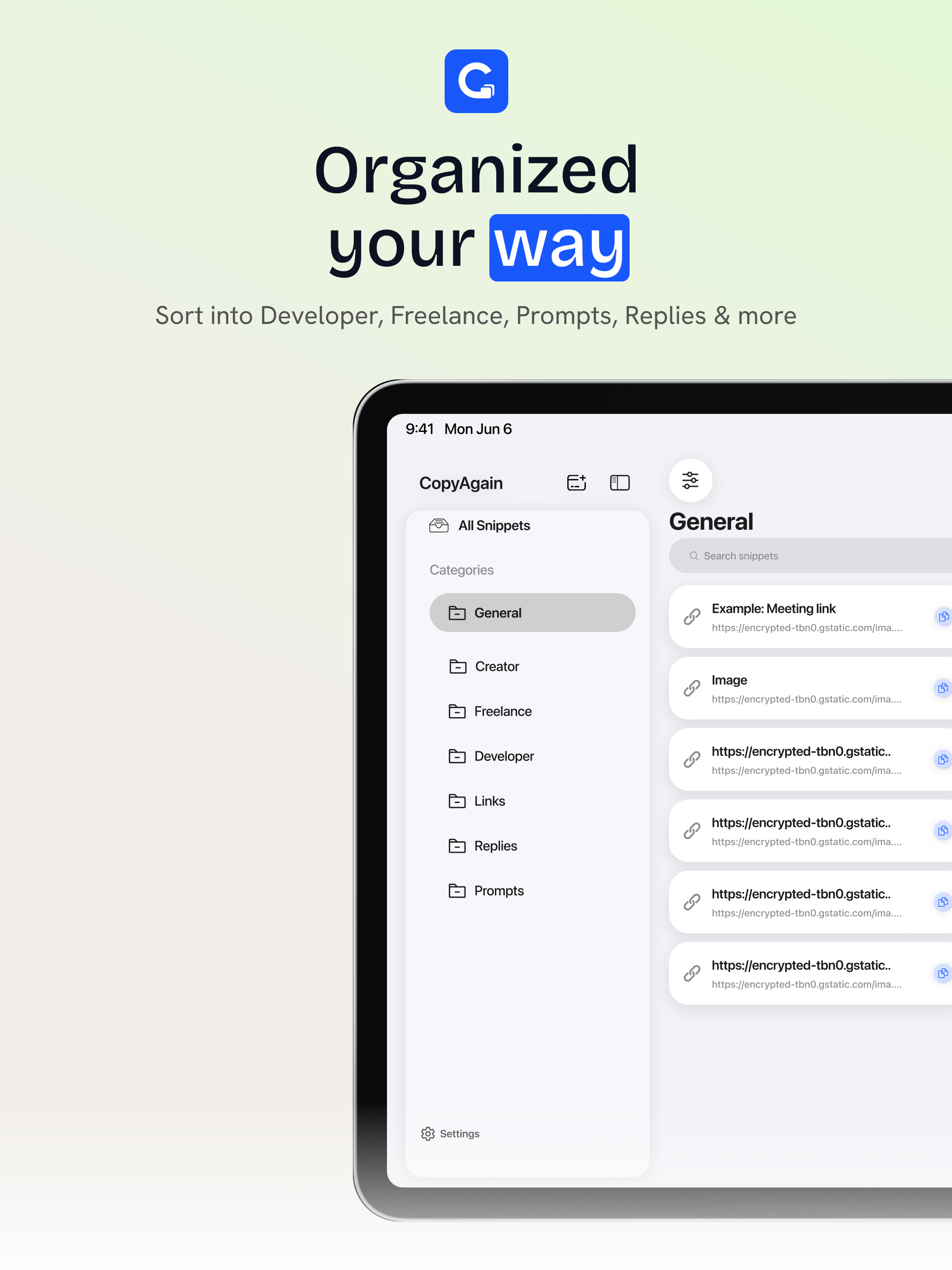 CopyAgain: Copy/Paste Library screenshot 7